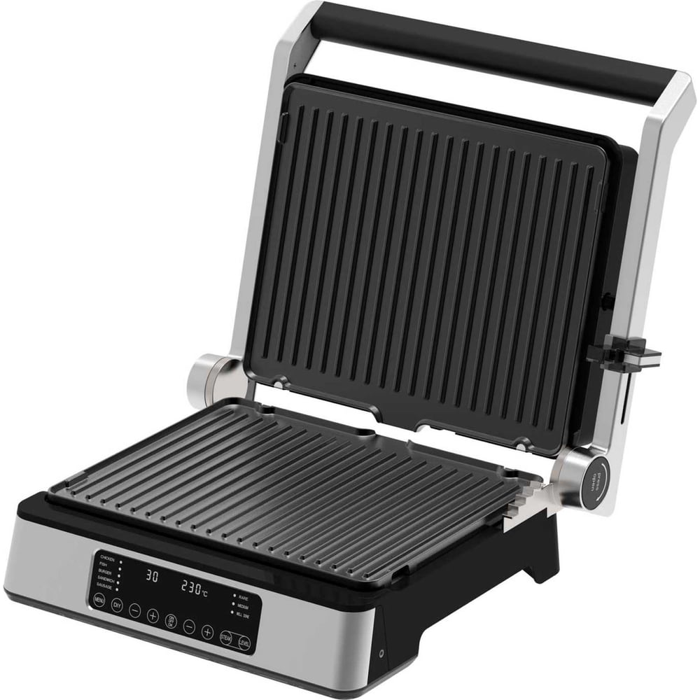 Изображение товара Электрический гриль RAGEX R785 2000 Вт, цвет серебристый, код 900 R785-900 Изображение товара Электрический гриль RAGEX R785 2000 Вт, цвет серебристый, код 900 R785-900