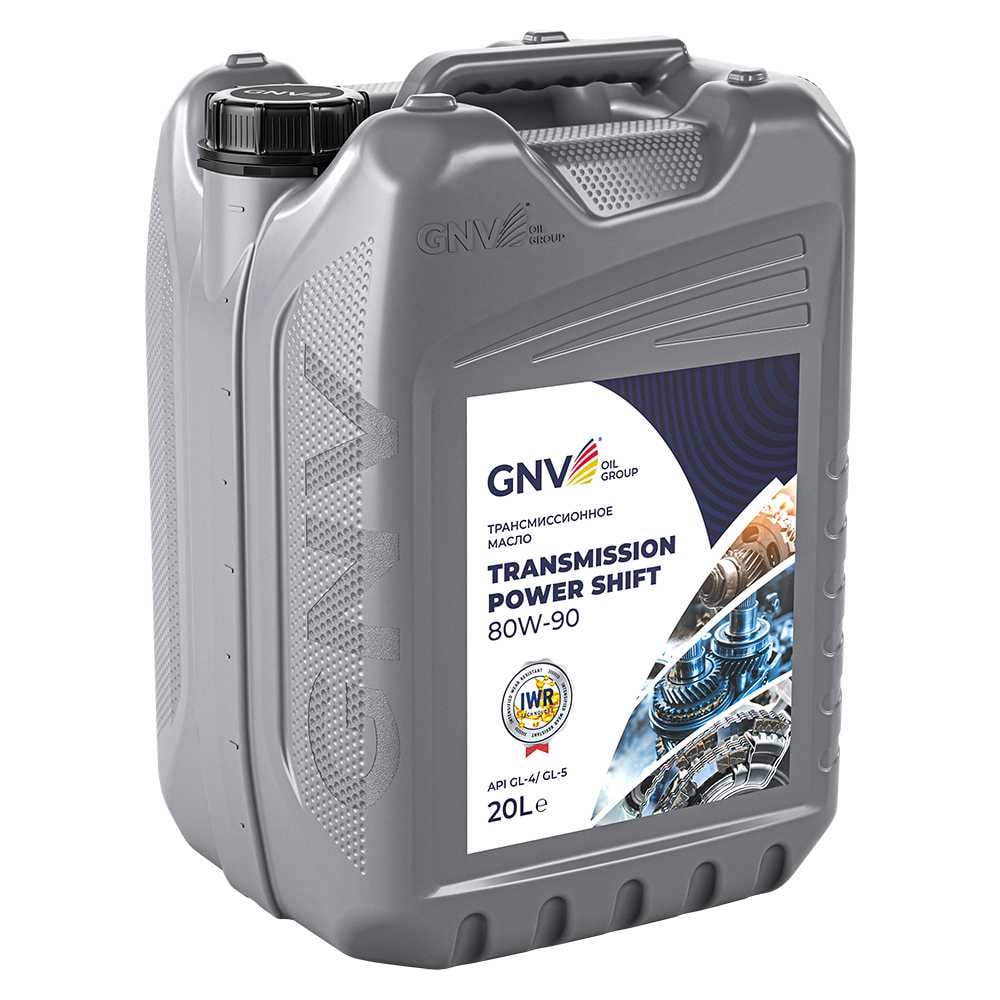 Изображение товара Масло трансмиссионное GNV Transmission Power Shift 80W-90, GL-4/GL-5, 20 л GTP1072010014518090020 Изображение товара Масло трансмиссионное GNV Transmission Power Shift 80W-90, GL-4/GL-5, 20 л GTP1072010014518090020