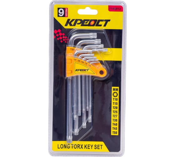 Изображение товара Набор ключей Креост TORX 7140012