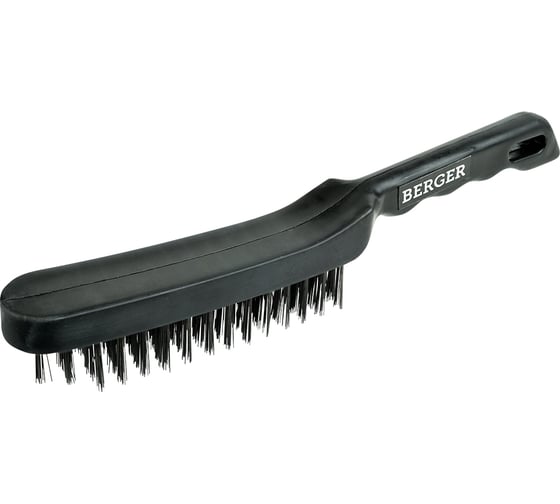 Изображение товара Ручная кордщетка Berger BG 5 рядов щетины, оцинкованная сталь, 0.3 мм BG1749
