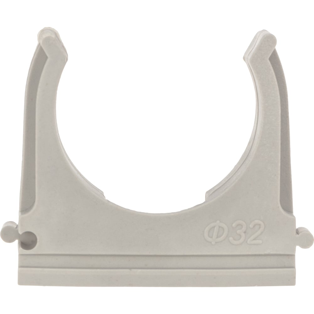 Изображение товара Крепеж-клипса для труб REXANT 32 мм 100 шт пластик серый