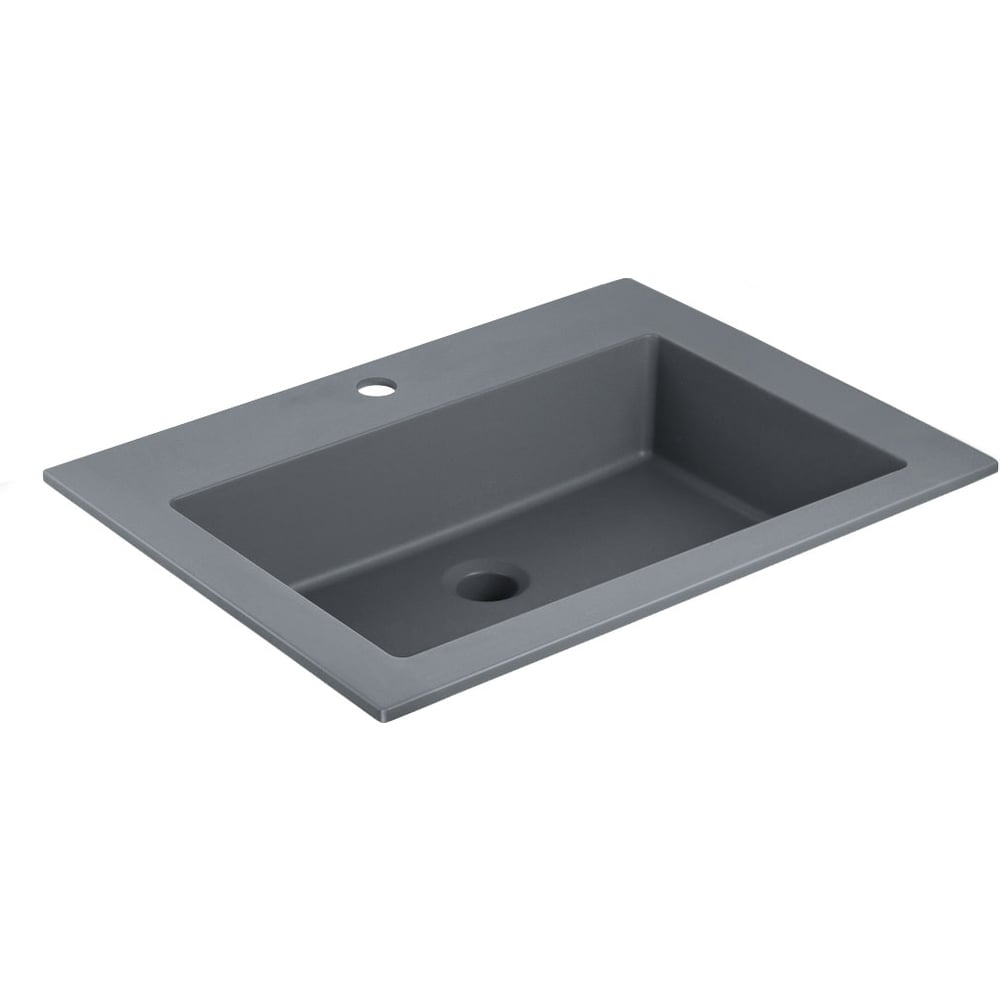 Изображение товара Раковина из кварца Vincea цвет серый, VCB-13600G Изображение товара Раковина из кварца Vincea цвет серый, VCB-13600G