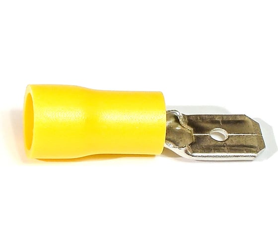 Изображение товара Разъём DORI пплоский изолированный штекер 6,3 мм 4-6 мм2 РПИп 100 шт 44635