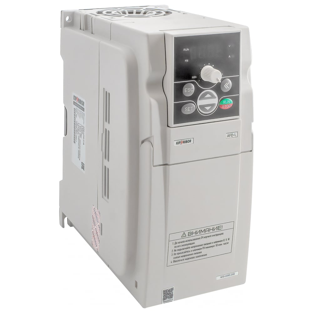 Изображение товара Преобразователь частоты KIPPRIBOR AFD-L055.43B 5,5кВт, 380В, RS-485