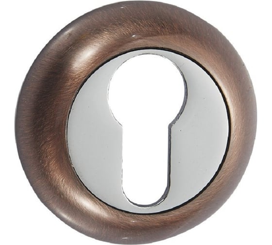 Изображение товара Накладка под цилиндр Вантаж матовый медь ETR