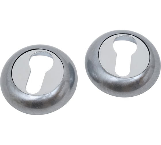 Изображение товара Накладка под цилиндр Вантаж матовый хром ETL