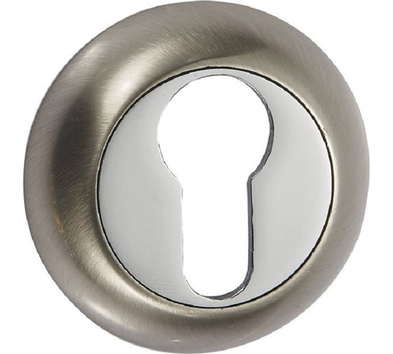 Изображение товара Накладка под цилиндр Вантаж матовый никель 2 шт. ETD