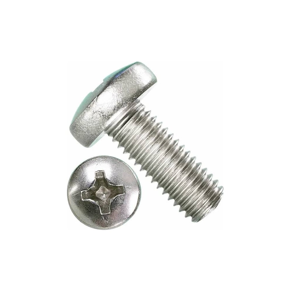 Изображение товара Винт SORREX М4х14 полукруглая головка DIN 7985 оцинкованный (10 штук) 7985-1-04-014-10