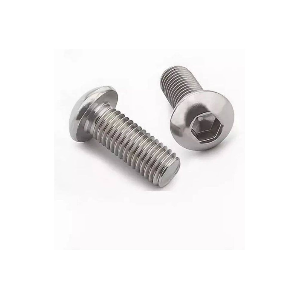 Винт SORREX М5х16 ISO7380 класс 10,9 оцинкованный полукруглая головка (250 штук) 7380-110-05-016-250