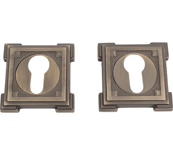 Изображение товара Накладка под цилиндр Вантаж матовая бронза ET15M