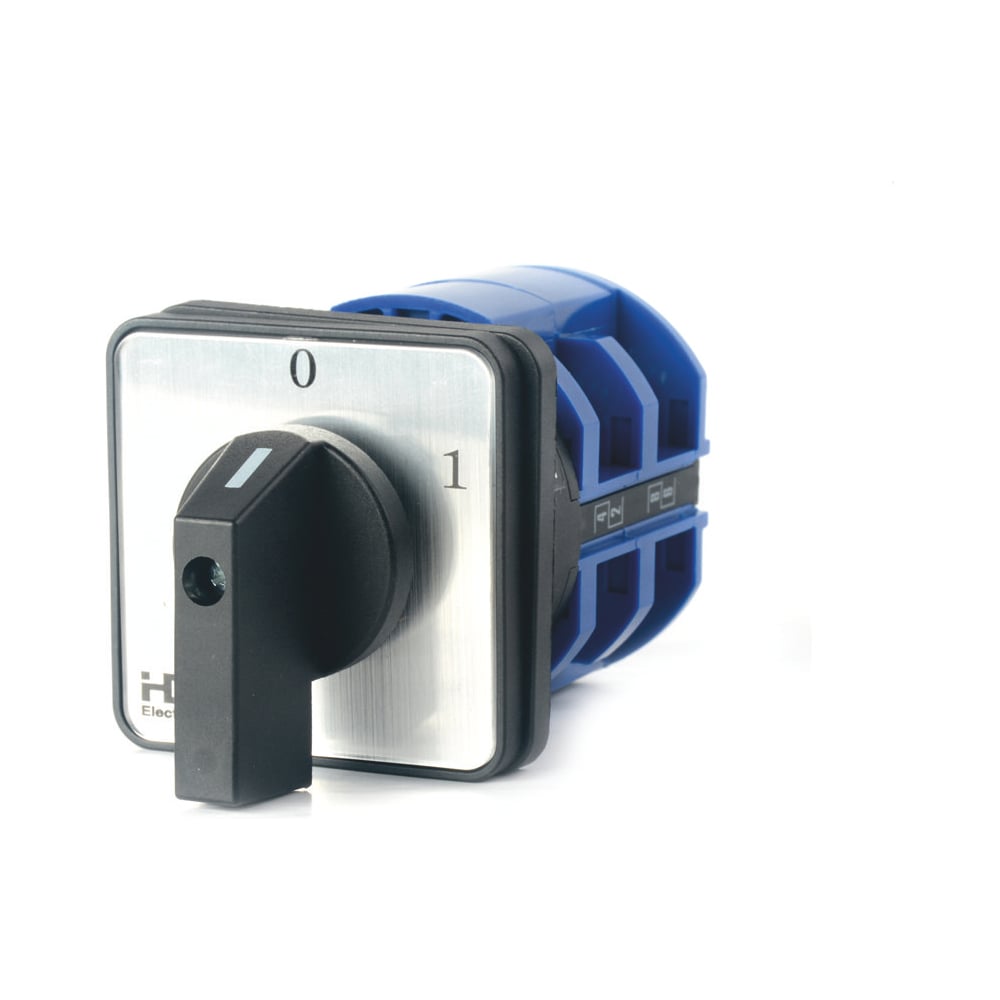 Изображение товара Переключатель кулачковый HLT ПК-1-13 63А 3P 0-1 IP65 085-21-084