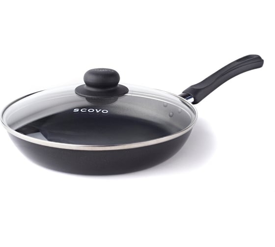 Изображение товара Сковорода SCOVO Promo диаметр 240 мм стеклянная крышка PA-009