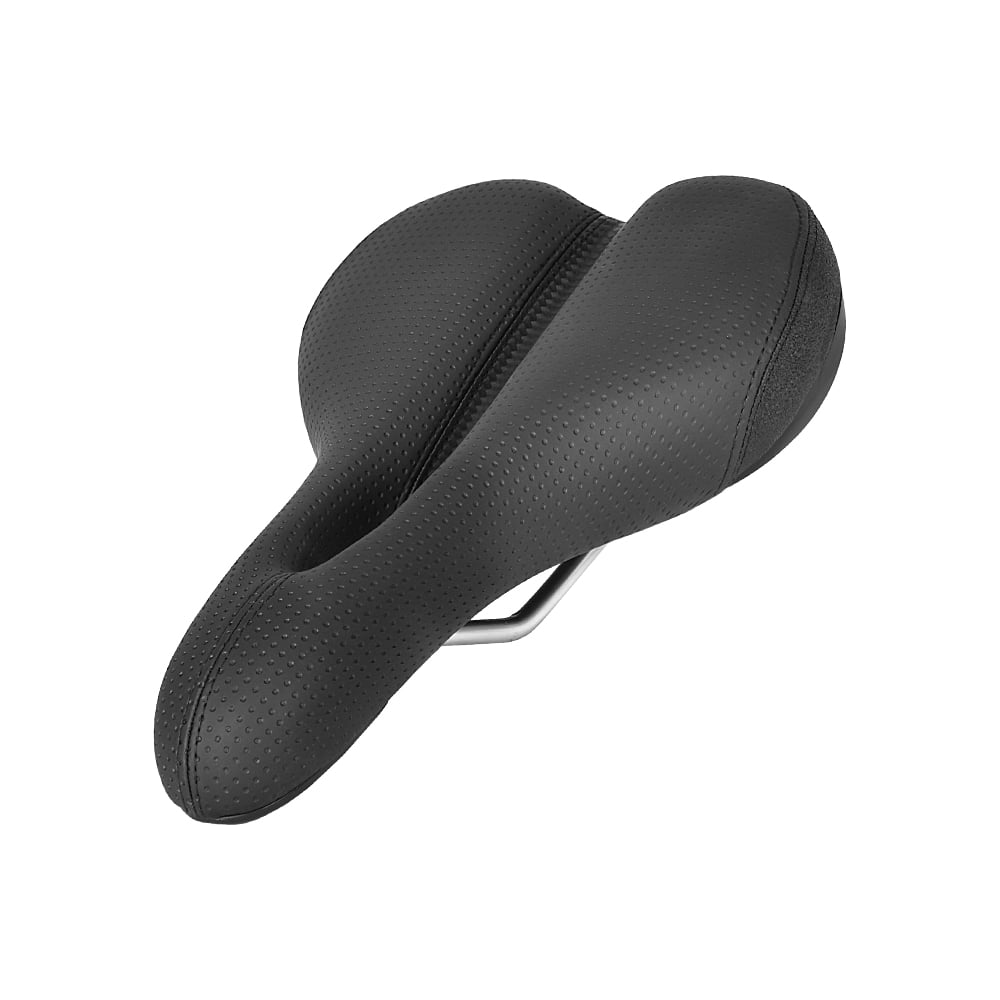 Изображение товара Седло ZEUS Z-4010 City Bike 265x165mm, рельсы сталь, пластиковый бампер H000017594