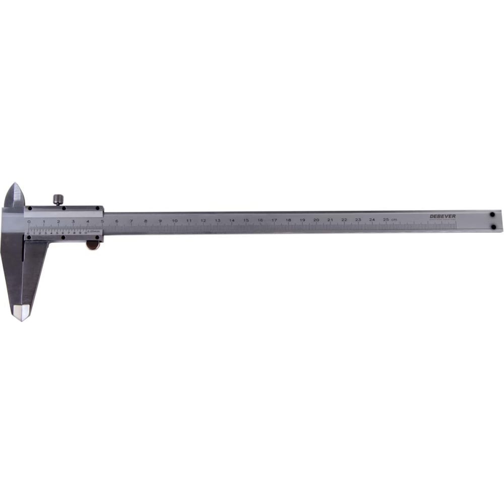 Нониусный штангенциркуль DeBever калиброн клб 70449 штангенциркуль нониусный 0 05 мм 0 200 мм со сборной рамкой