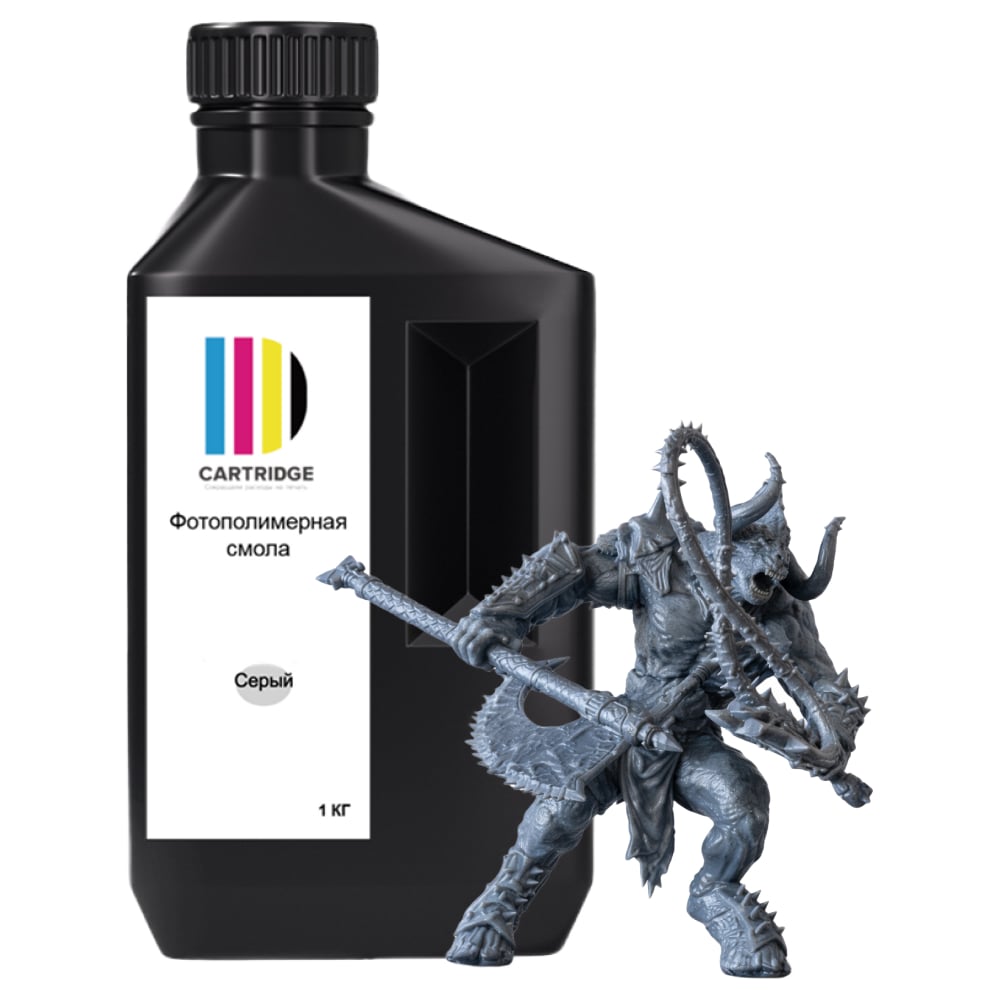 Изображение товара Фотополимерная смола Solution Print ABS-Like CartriDge серая, 1 кг 357814 Изображение товара Фотополимерная смола Solution Print ABS-Like CartriDge серая, 1 кг 357814
