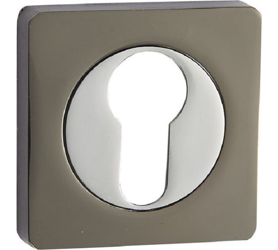 Изображение товара Накладка под цилиндр Вантаж черный никель ET02BN