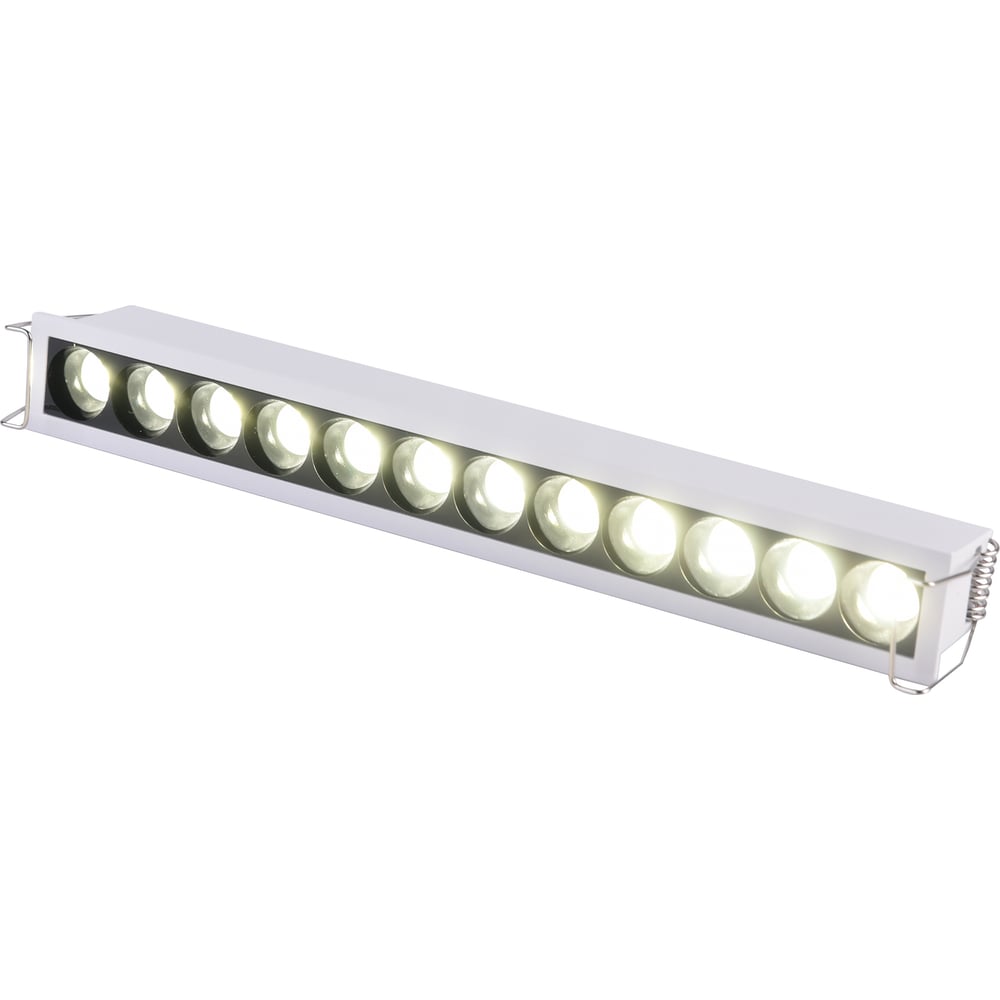 Изображение товара Светильник встраиваемый ST luce белый LED 1х12W 3000K 1 200Lm Ra 90 24 IP20 L240xW30xH36 170-240V ST762.532.12 Изображение товара Светильник встраиваемый ST luce белый LED 1х12W 3000K 1 200Lm Ra 90 24 IP20 L240xW30xH36 170-240V ST762.532.12
