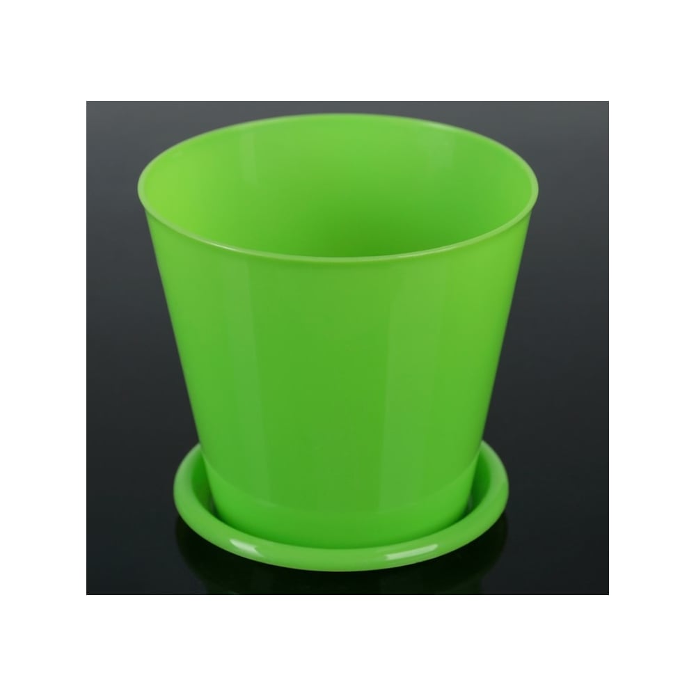 Изображение товара Горшок для орхидей Доляна 0.8 л, зеленый 1345283