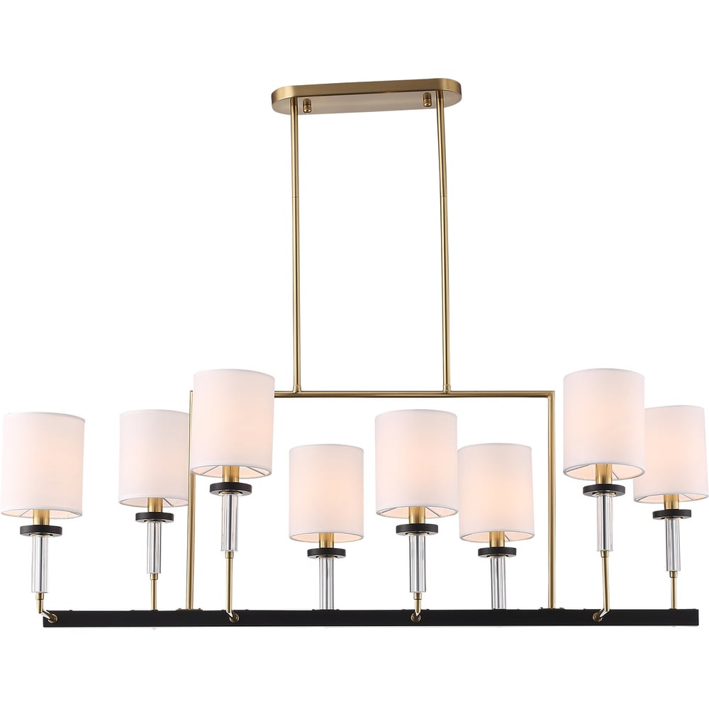Изображение товара Люстра подвесная ST luce латунь/прозрачный E14*8 40W SL1404.338.08 Изображение товара Люстра подвесная ST luce латунь/прозрачный E14*8 40W SL1404.338.08