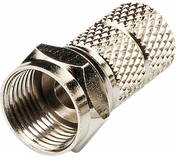 Изображение товара Резьбовой разъем для кабеля CADENA RG6 цинк (МР) F-RG6-Zn Cad(МР)