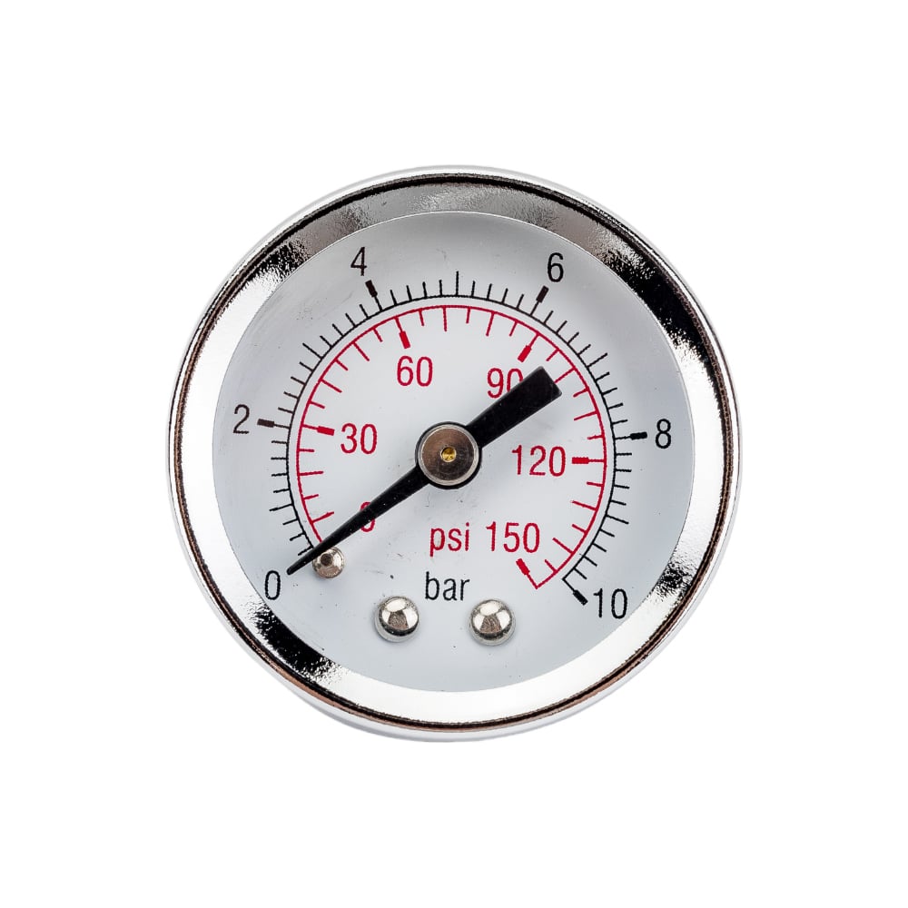 Изображение товара Манометр G 1/8 0-10 bar с задней резьбой и защитой стеклом