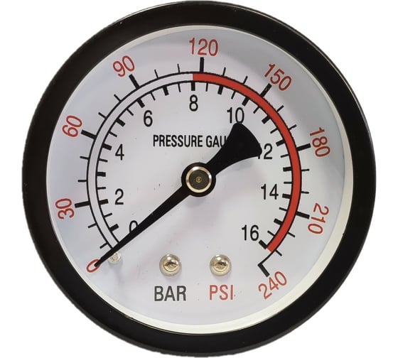 Изображение товара Манометр G-1/4, 0-1,6 мра, резьба сзади ЭнергоРесурс 9918002