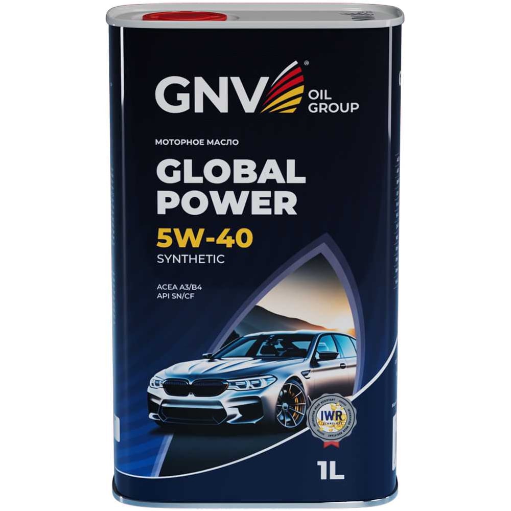 Изображение товара Масло моторное GNV Global Power 5W-40 SN/CF, ACEA A3/B4, 1 л GGP1M11072017510540001 Изображение товара Масло моторное GNV Global Power 5W-40 SN/CF, ACEA A3/B4, 1 л GGP1M11072017510540001