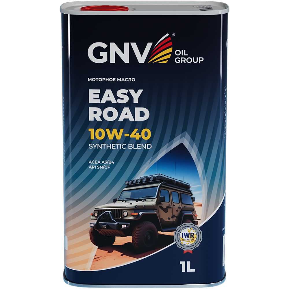 Изображение товара Мотормасло GNV Easy Road 10W-40 SN/CF для легковых и грузовых дизельных моторов