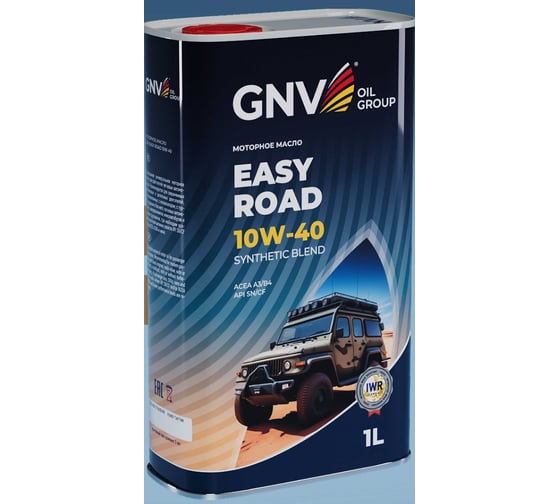 Изображение товара Моторное масло GNV Easy Road 10W-40 SN/CF, 1 л GER1011180017511040001