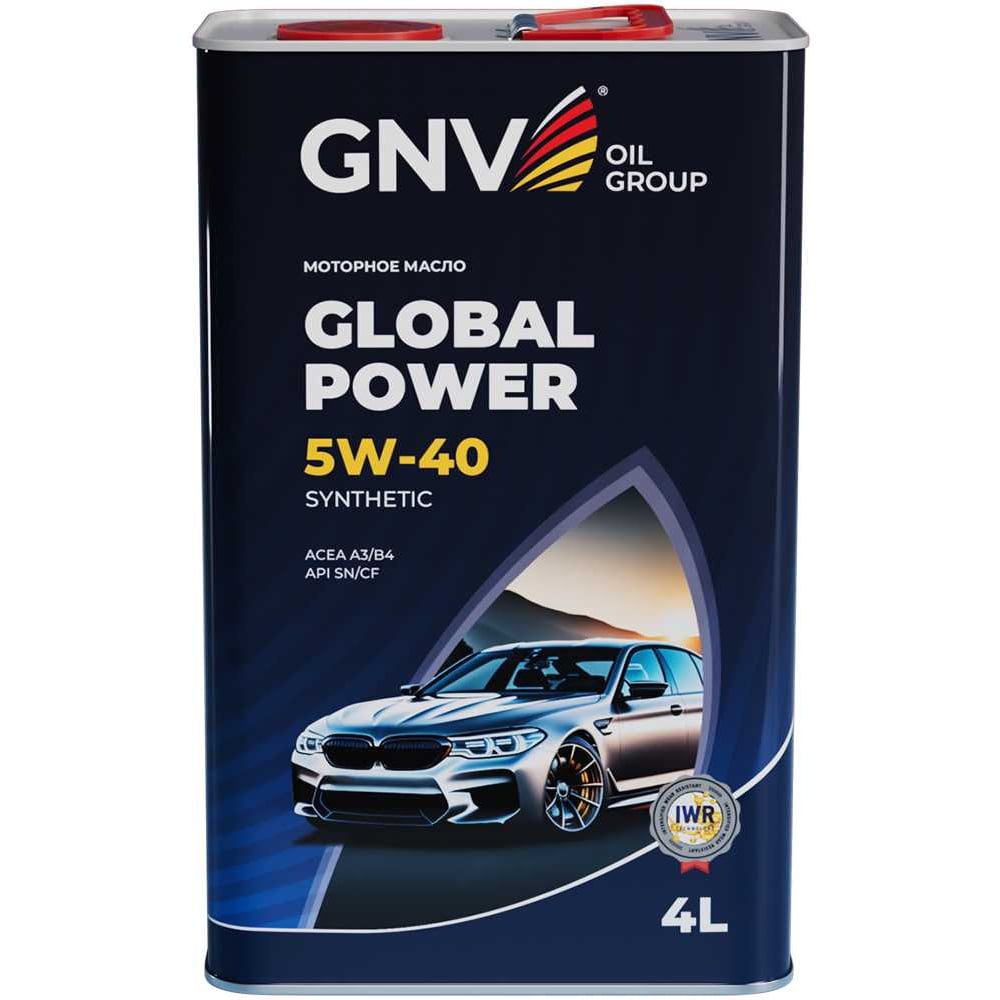 Масло моторное GNV Global Power 5W-40 SN/CF, ACEA A3/B4, 4 л GGP1M11072016540540004