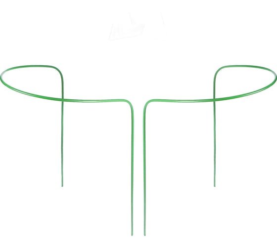 Изображение товара Кустодержатель Greengo 40х70 см, ножка 0.3 см, металл, зеленый, набор 2 шт. 4284828