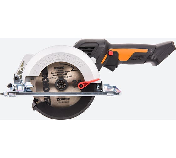 Изображение товара Аккумуляторная циркулярная бесщеточная мини-пила WORX WX531.9