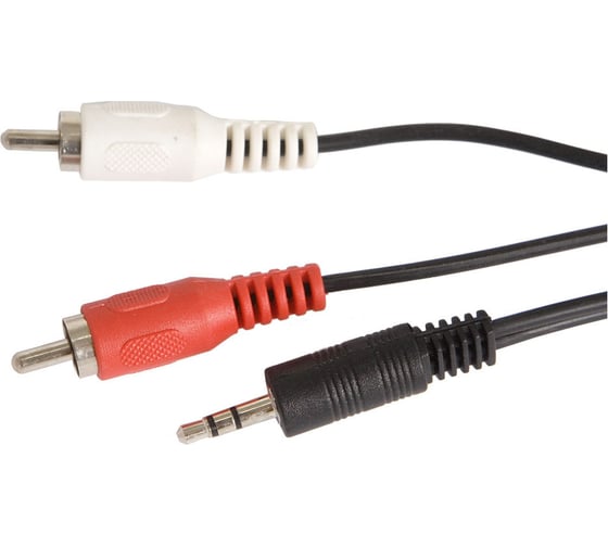 Изображение товара Кабель стерео-аудио Pro Legend Jack 3.5 mm вилка - 2xRCA вилка, 5 м. PL1061