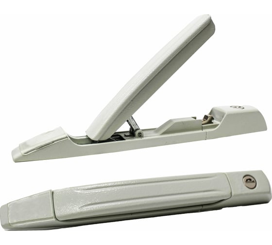 Изображение товара Замок-ручка УЗОЛА комфортная RS52 RAL 7035 (серая) USOLA U8002250202