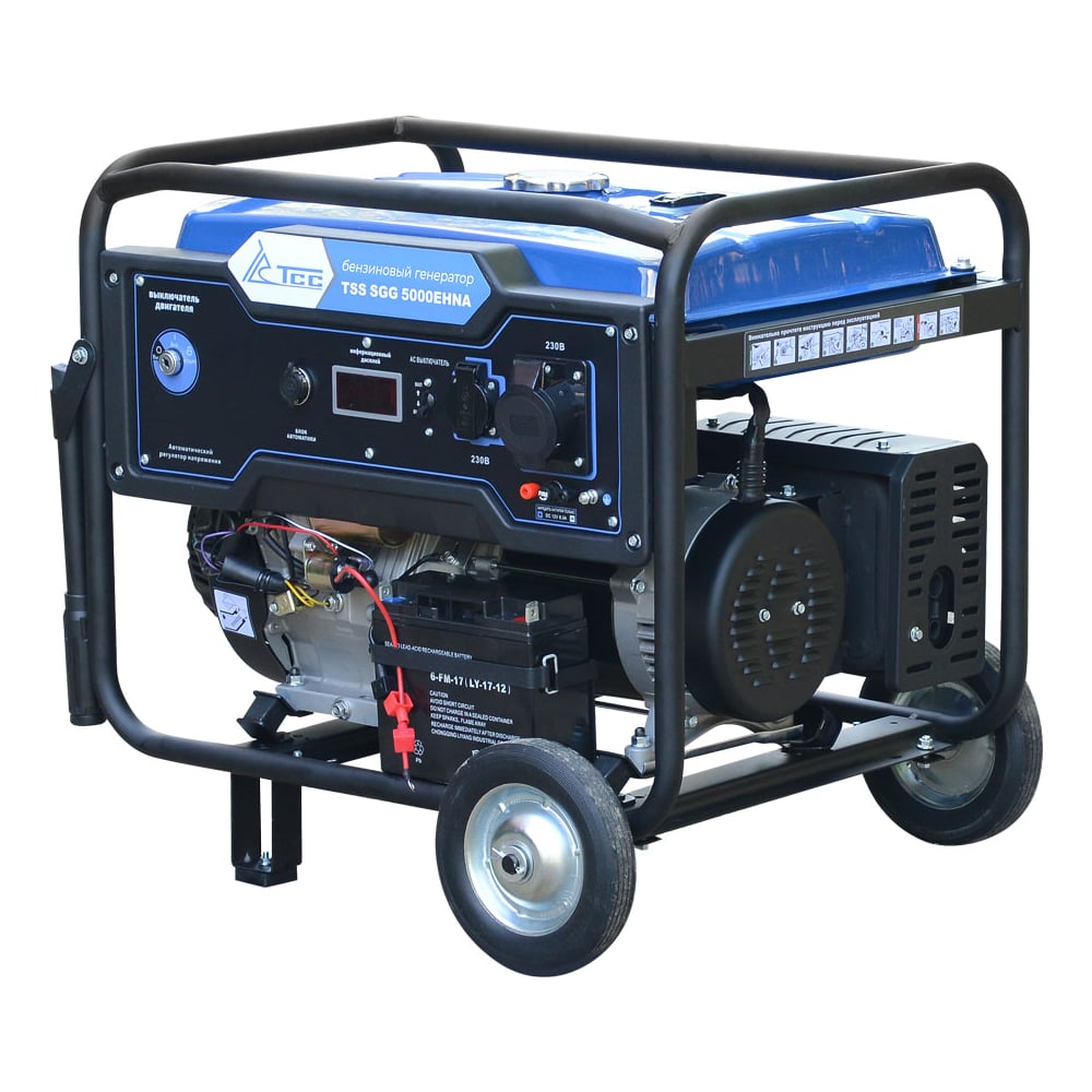 Изображение товара Генератор бензиновый ТСС TSS SGG 5000EHNA Duplex 260008 Изображение товара Генератор бензиновый ТСС TSS SGG 5000EHNA Duplex 260008