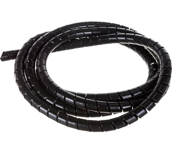 Изображение товара Защитная пластиковая спираль Урдюга d12мм черная пакет 2м URСП12Ч02