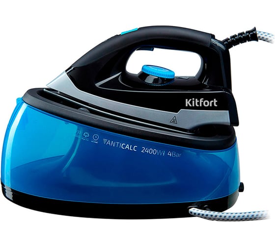 Изображение товара Паровая станция KITFORT мощность: 2000-2400 Вт, мощность помпы: 4 бара КТ-922