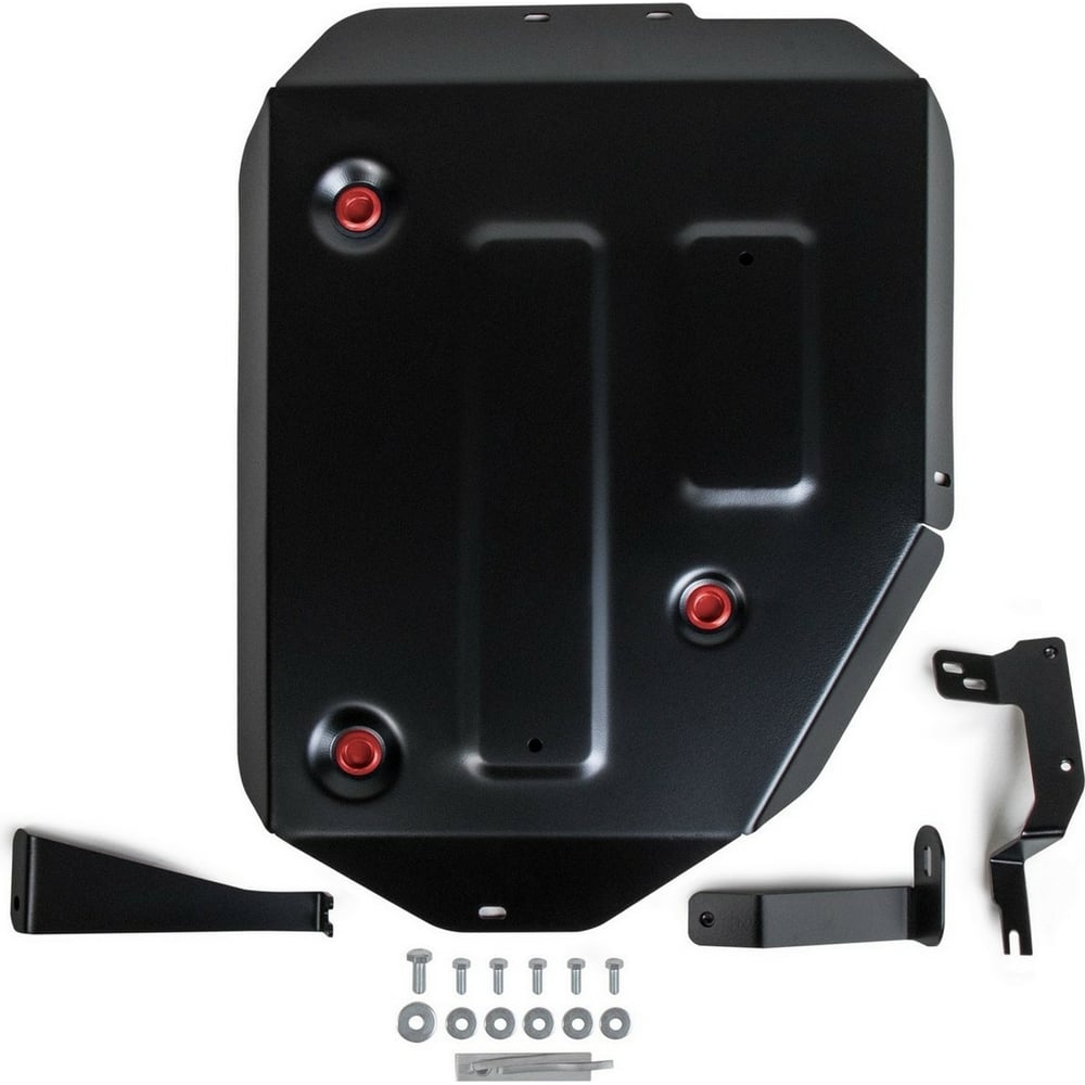 Изображение товара Защита топливного бака + комплект крепежа АвтоБроня Сталь Hyundai Santa Fe 2021- V - 2 111.02854.1