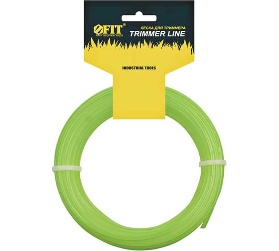 Изображение товара Леска для триммеров РОС (2.0 мм; 15 м; Звездочка) FIT 77979