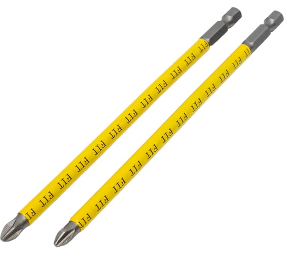 Изображение товара Биты кованые Профи односторонние (2 шт; PH2; 150 мм; сталь S2) FIT 57510