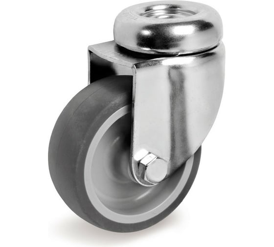 Изображение товара Колесо аппаратное поворотное с отверстием под болт (50 мм; 40 кг) Tellure rota 383201