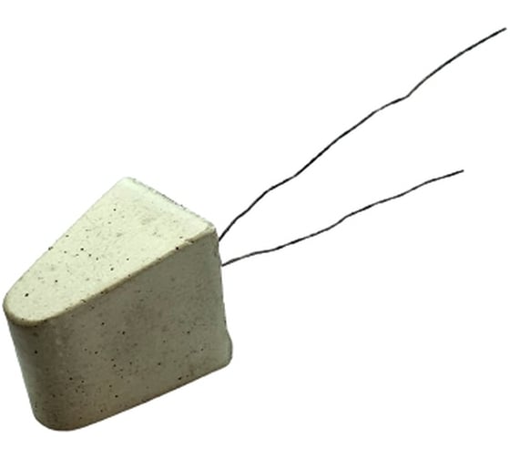 Изображение товара Фиксатор бетонный с проволокой "Полуцилиндр" (200 шт; 50 мм) Промышленник ФБПЦ50