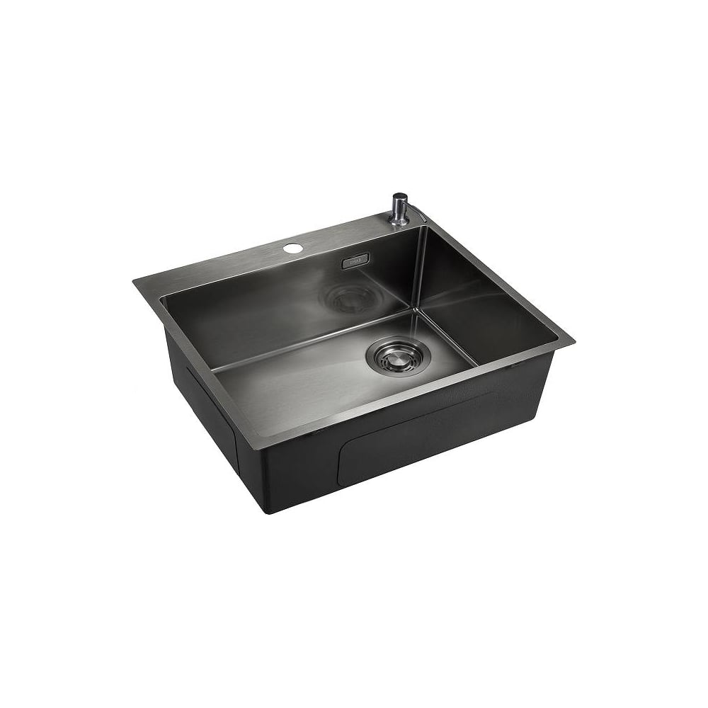 Изображение товара Кухонная мойка EMAR EMB-560(TOP) PVD Black ФР-00005656 Изображение товара Кухонная мойка EMAR EMB-560(TOP) PVD Black ФР-00005656