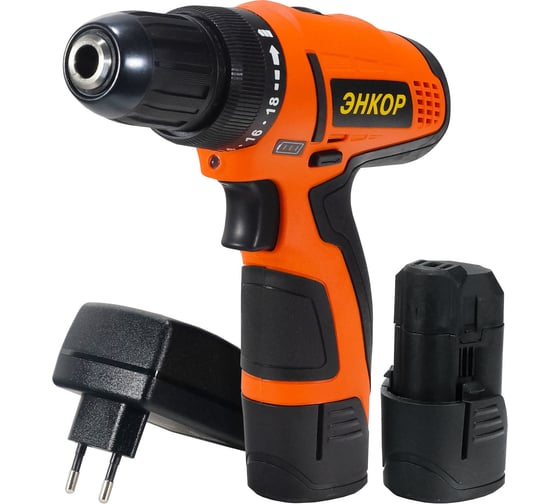 Изображение товара Аккумуляторная дрель-шуруповерт Энкор ДША-2 12ЭР/10Л 50022