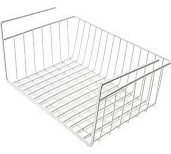 Изображение товара Полка для хранения ZDK Homium, цвет белый, размер 48x24,5x14 см shelf8white