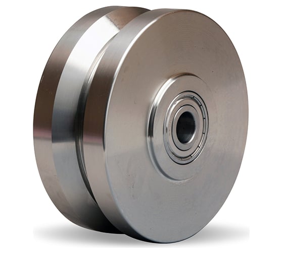 Изображение товара Колесо двухребордное из стали (150 мм; 800 кг) КубаньЛитМаш DFS 150R