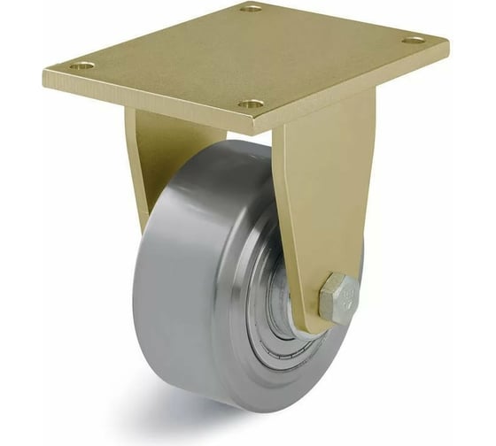 Изображение товара Большегрузные колеса из стали со сварной панелью тяжелой (200 мм; 4000 кг) КубаньЛитМаш SSH-SW 201R