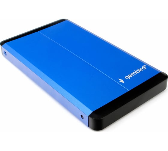 Изображение товара Внешний корпус Gembird 2.5", синий, USB 3.0, SATA, металл, EE2-U3S-2-B