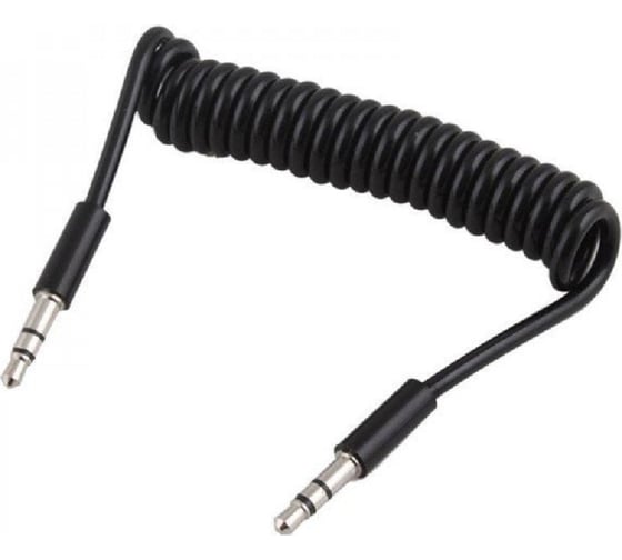 Изображение товара Кабель Pro Legend соединительный  3.5 Jack M - 3.5 Jack M спиральный кабель, черный, 2м. PL1028