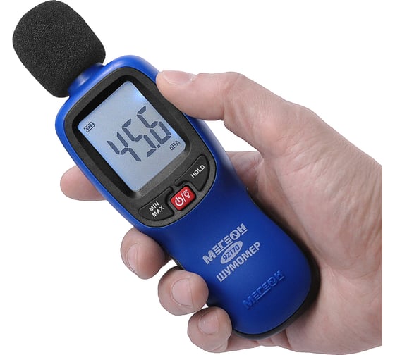 Изображение товара Цифровой измеритель уровня шума МЕГЕОН 92170 с Bluetooth, с поверкой к0000037809